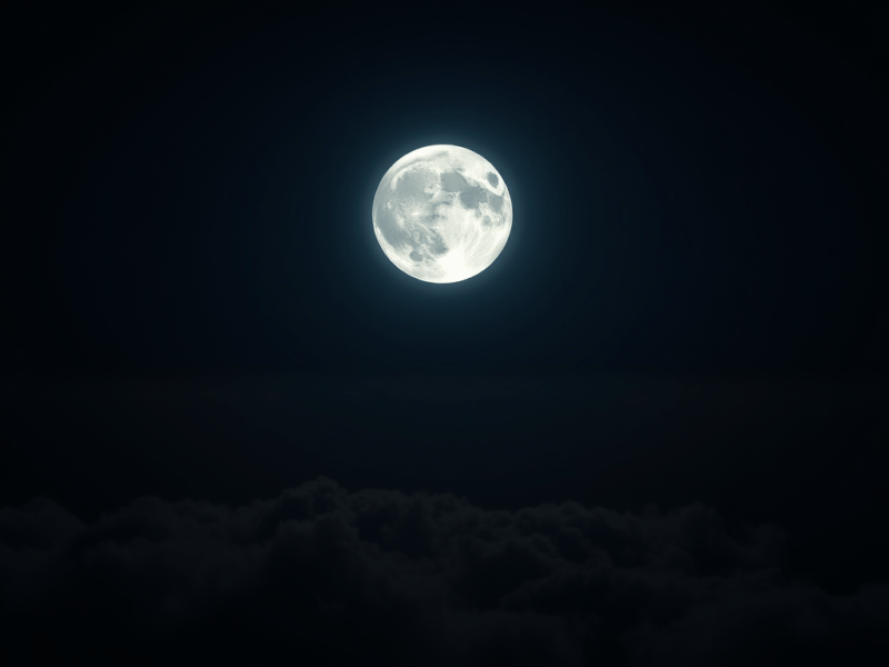 Bulan Memantulkan Cahaya