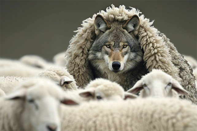wolve in sheep clothing